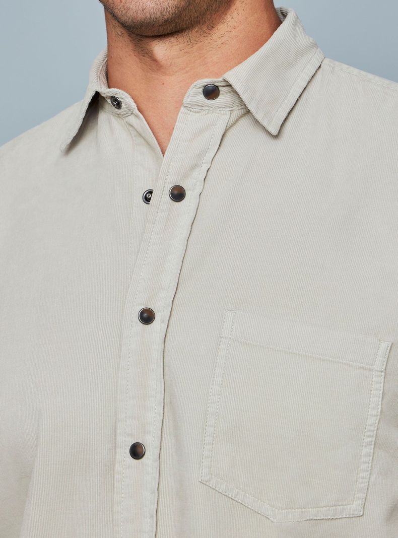 Camisa Casual Lisa Bolsillo-2