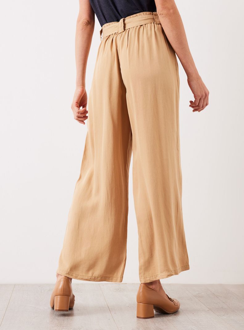 Pantalón de Tencel con Amarra en Cadera-1