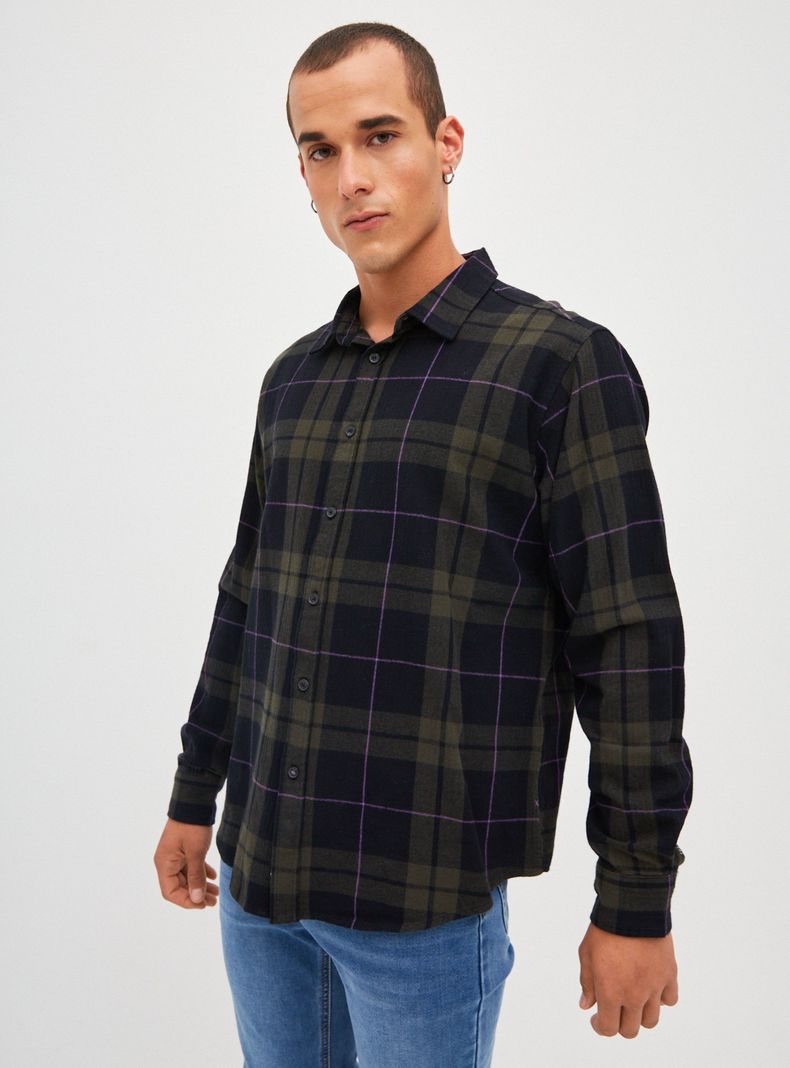 Camisa Escocesa Print