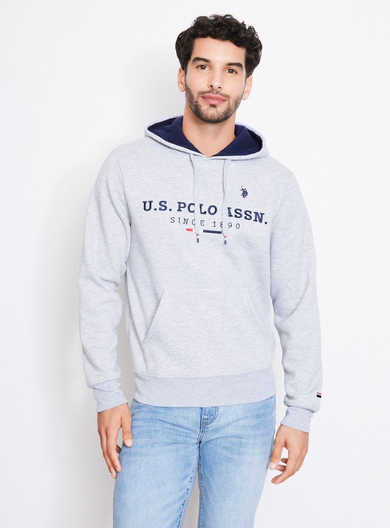 Polerón Hoodie Logo En Pecho-0