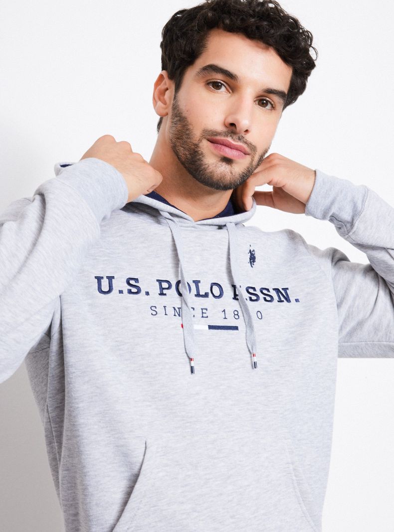 Polerón Hoodie Logo En Pecho-2