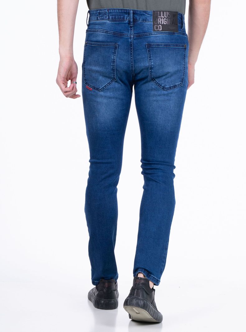 Jeans New Slim Tiro Medio Dark-1