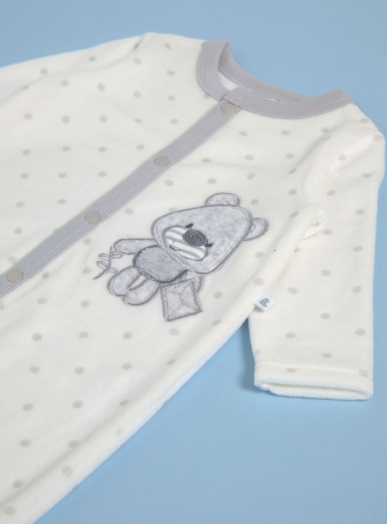 Osito Estampado con Aplicación Delantera-2