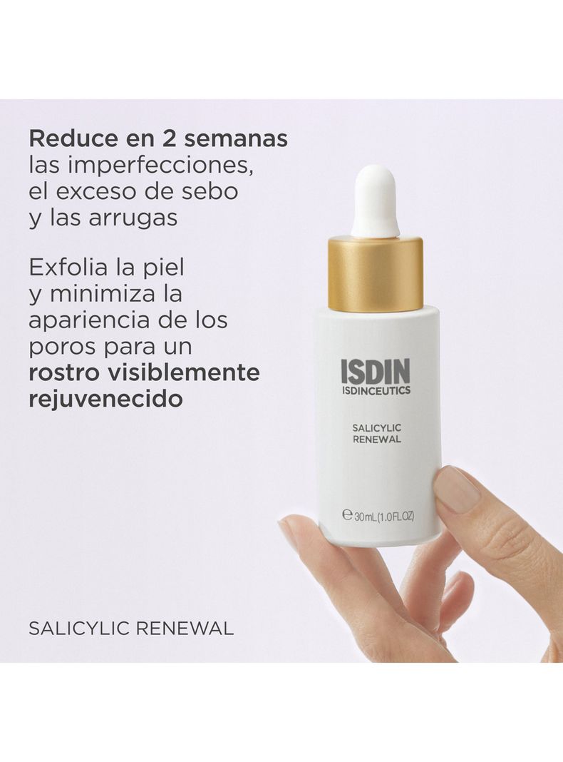 Isdinceutics Salicylic Renewal 30 ml - Sérum antiimperfecciones y antiedad con Ácido Salicílico y Glicólico-2