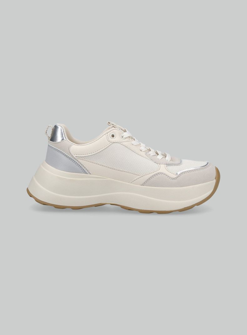 Zapatilla Urbana Plataforma Acordonada Mujer-1