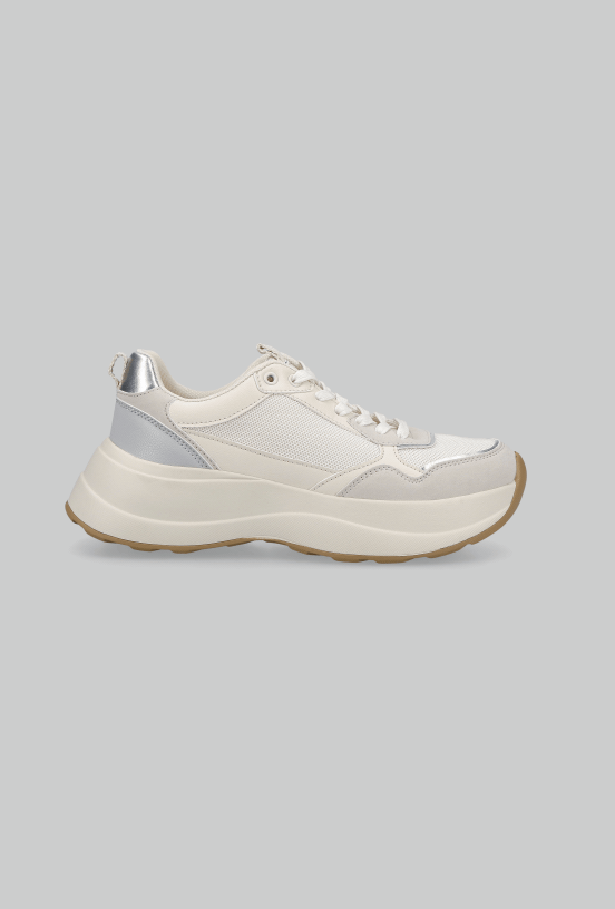 Zapatilla Urbana Plataforma Acordonada Mujer-4
