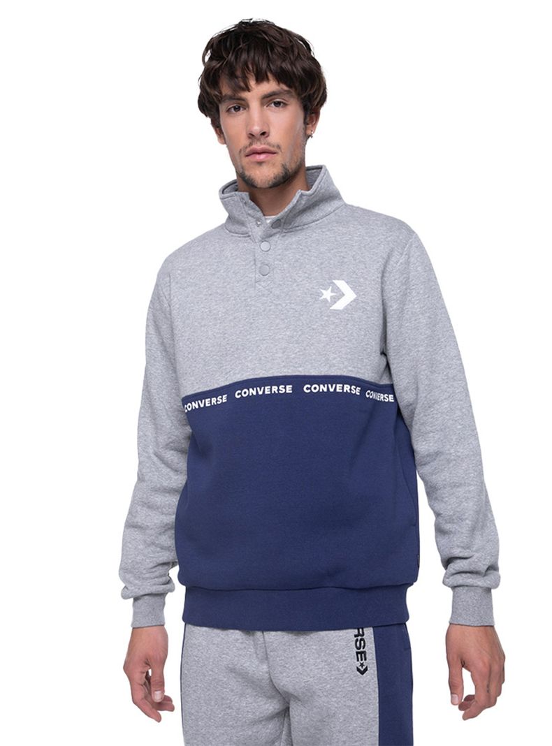 Polerón Gris Premium Crew-0