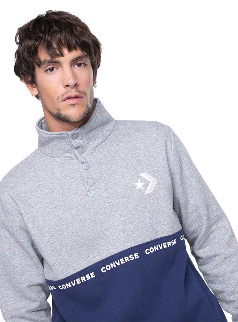 Polerón Gris Premium Crew-3