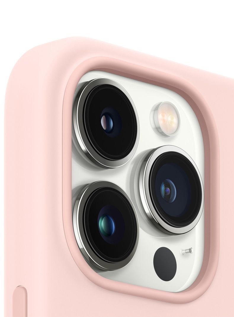 Funda de Silicona con Magsafe para iPhone 13 Pro Max Rosa Vintage-2