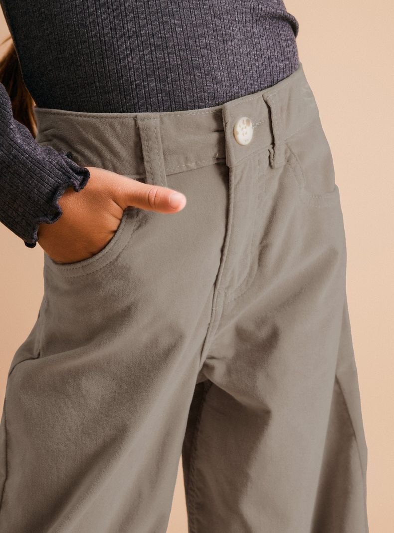 Pantalón Pierna Ancha Cotelé-1