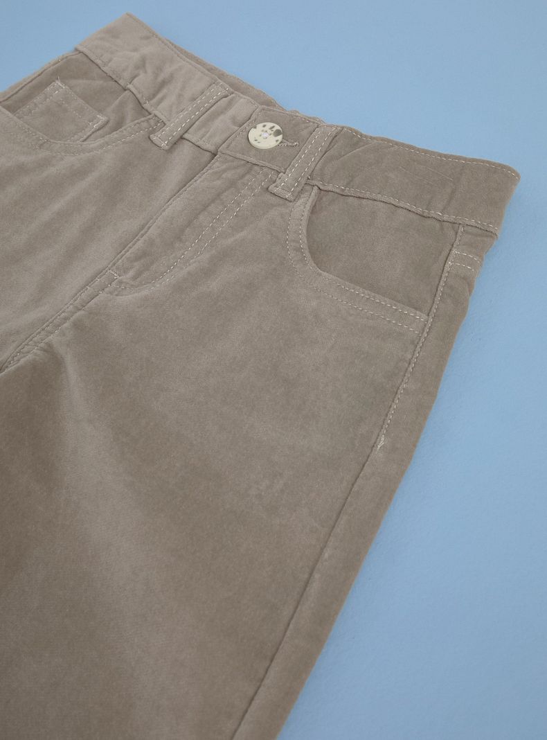 Pantalón Pierna Ancha Cotelé-4