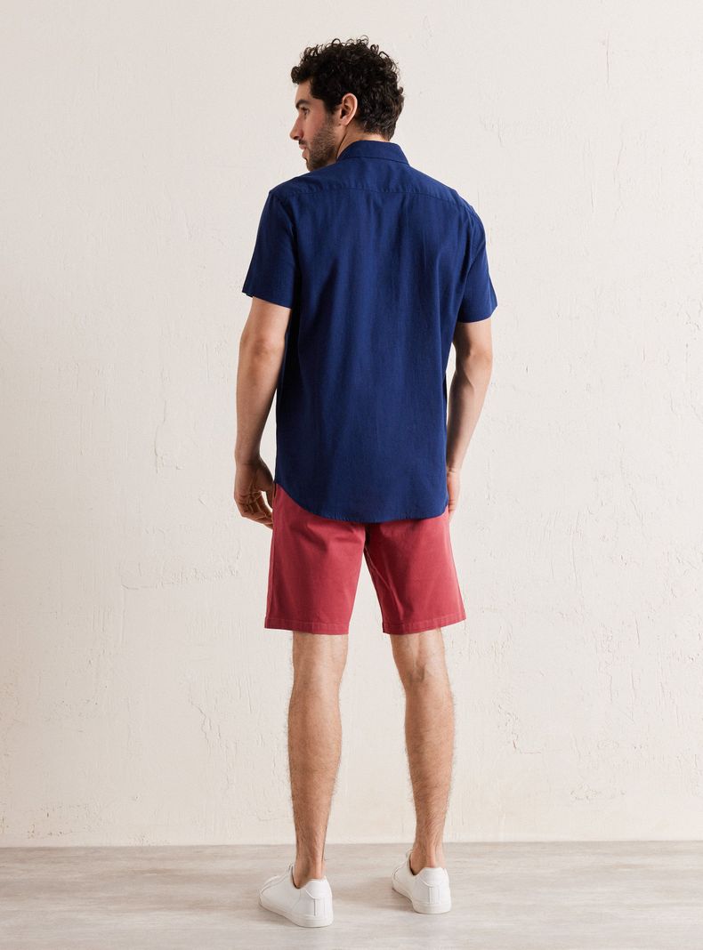 Bermuda Twill Básico con Elastano-5