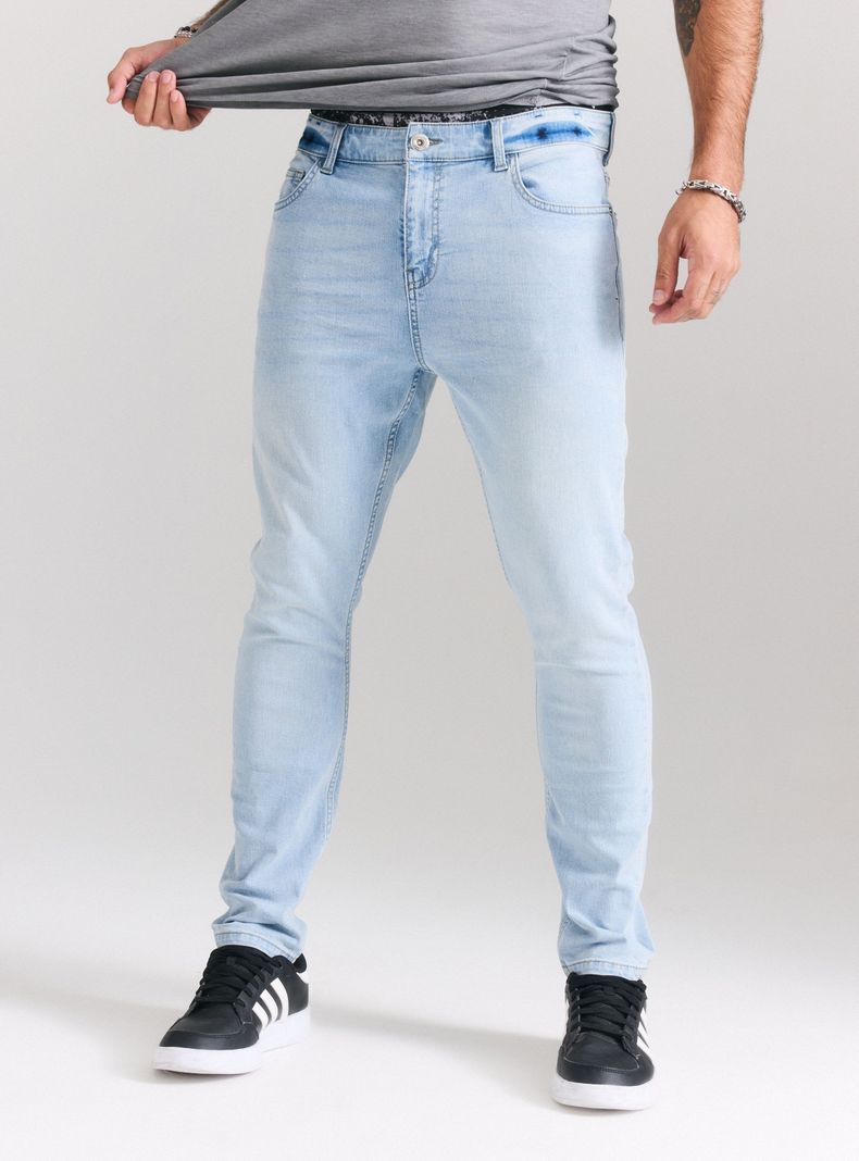 Jeans Azul Claro2 Básico Super Skinny Fit-0