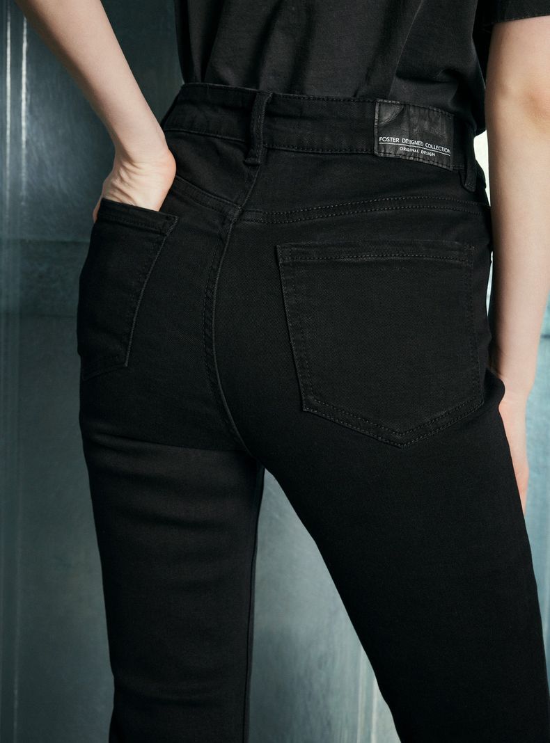Jeans Básico 5 Bolsillos  Tiro Alto-3