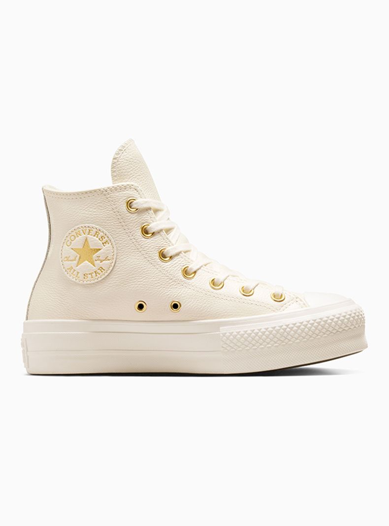 Zapatilla Urbana Logo All Star Lift Cuero Mujer-0