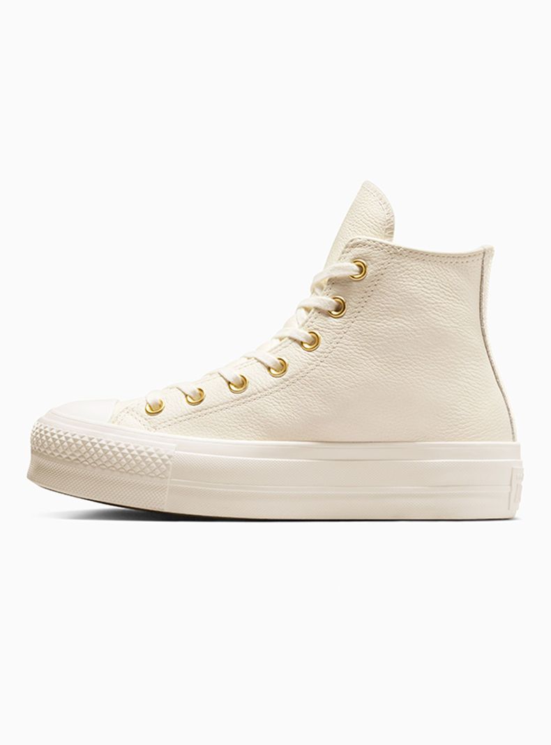 Zapatilla Urbana Logo All Star Lift Cuero Mujer-2