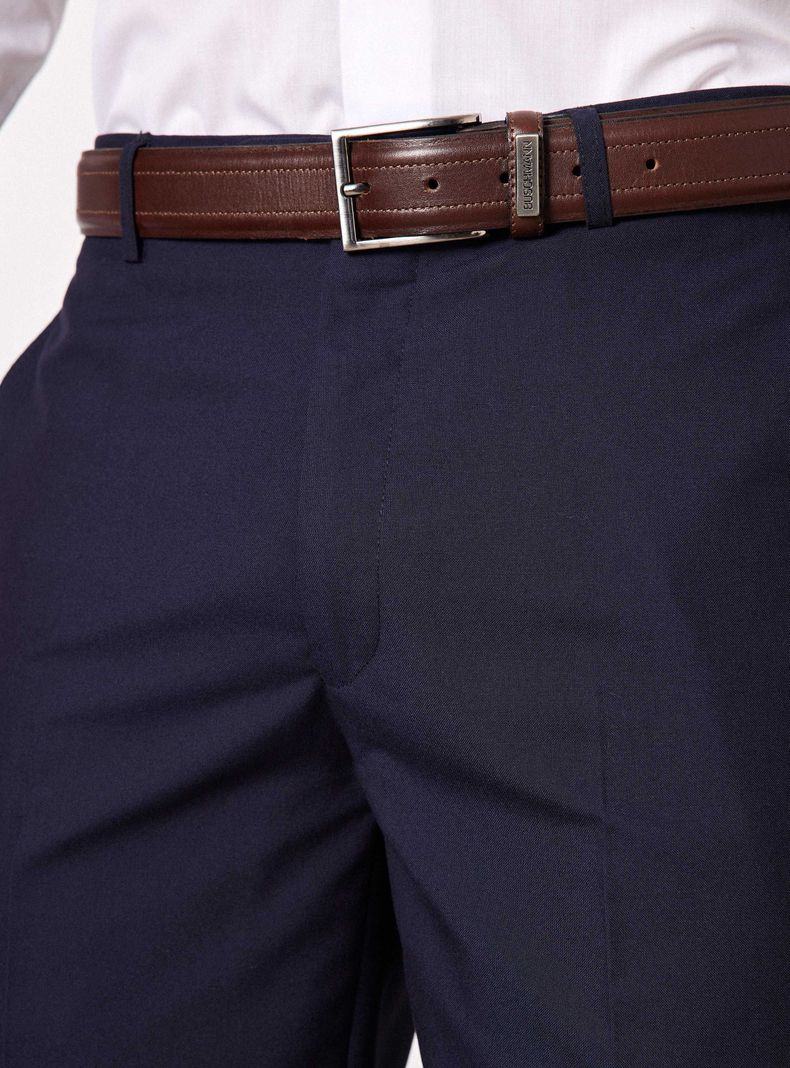 Pantalón Vestir Azul Marino-2