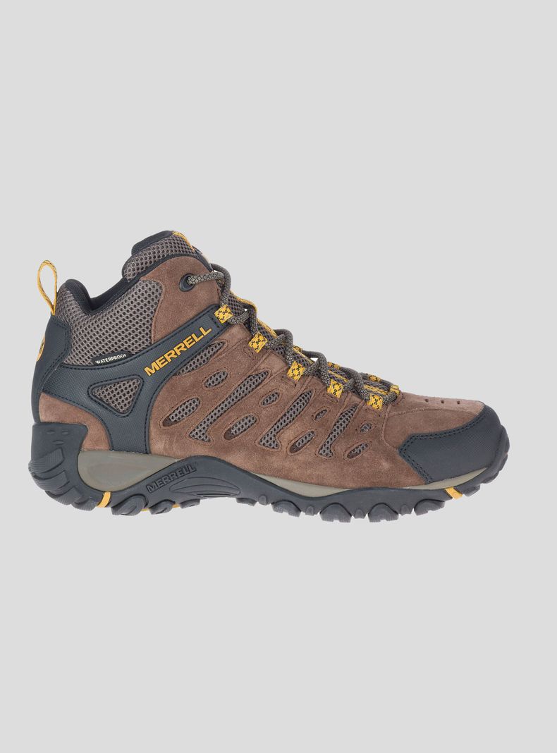 Botín Merrell Crosslander 2 Mid Café Hombre