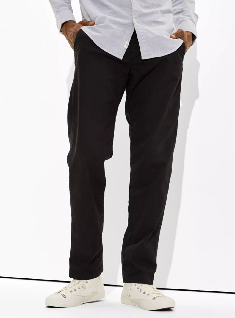 Pantalón AE Flex Original Straight Khaki-0