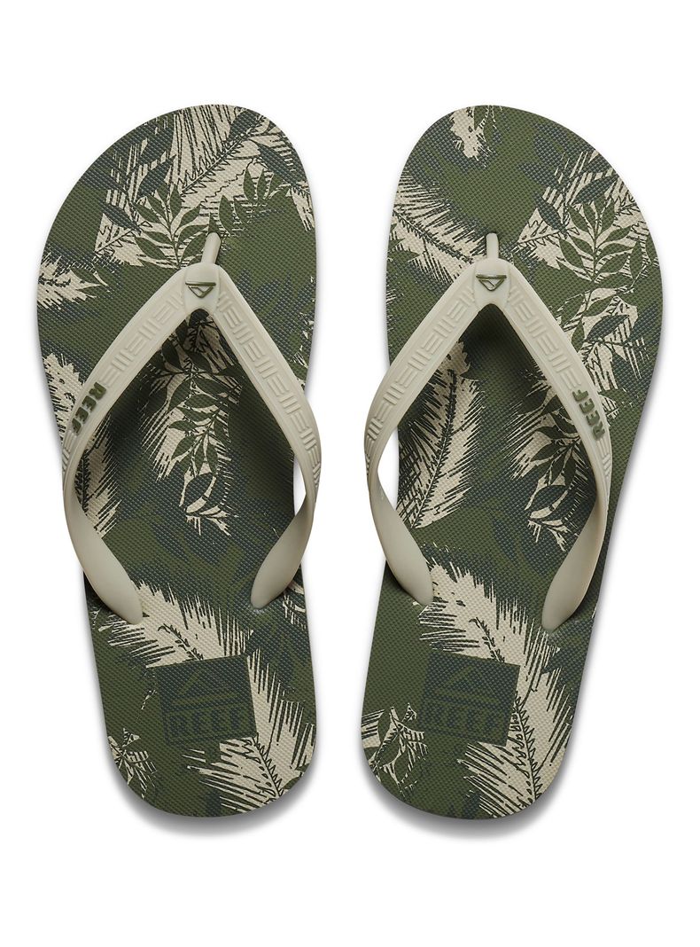 Sandalia Hojas Estampada Seaside Prints Hombre-0