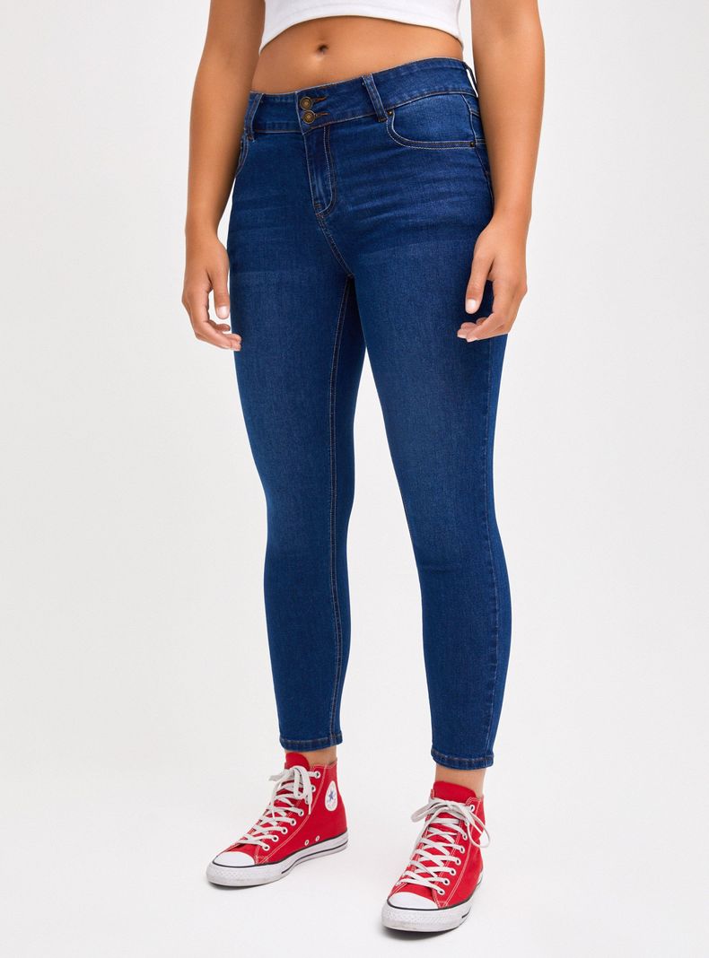 Jeans 1 Botón Super Skinny-0