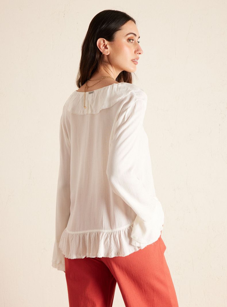 Blusa con Amarra y Vuelos-1