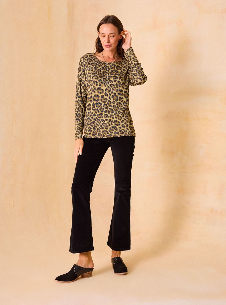 Polera Estampado Animal Print-4
