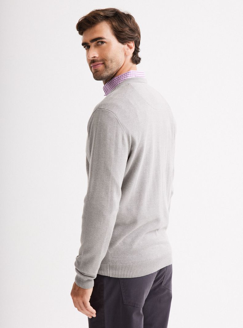 Sweater Bassic Cuello V-1