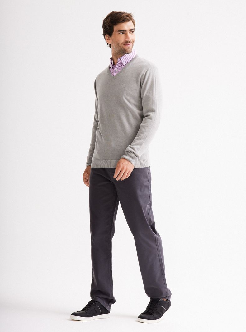 Sweater Bassic Cuello V-4