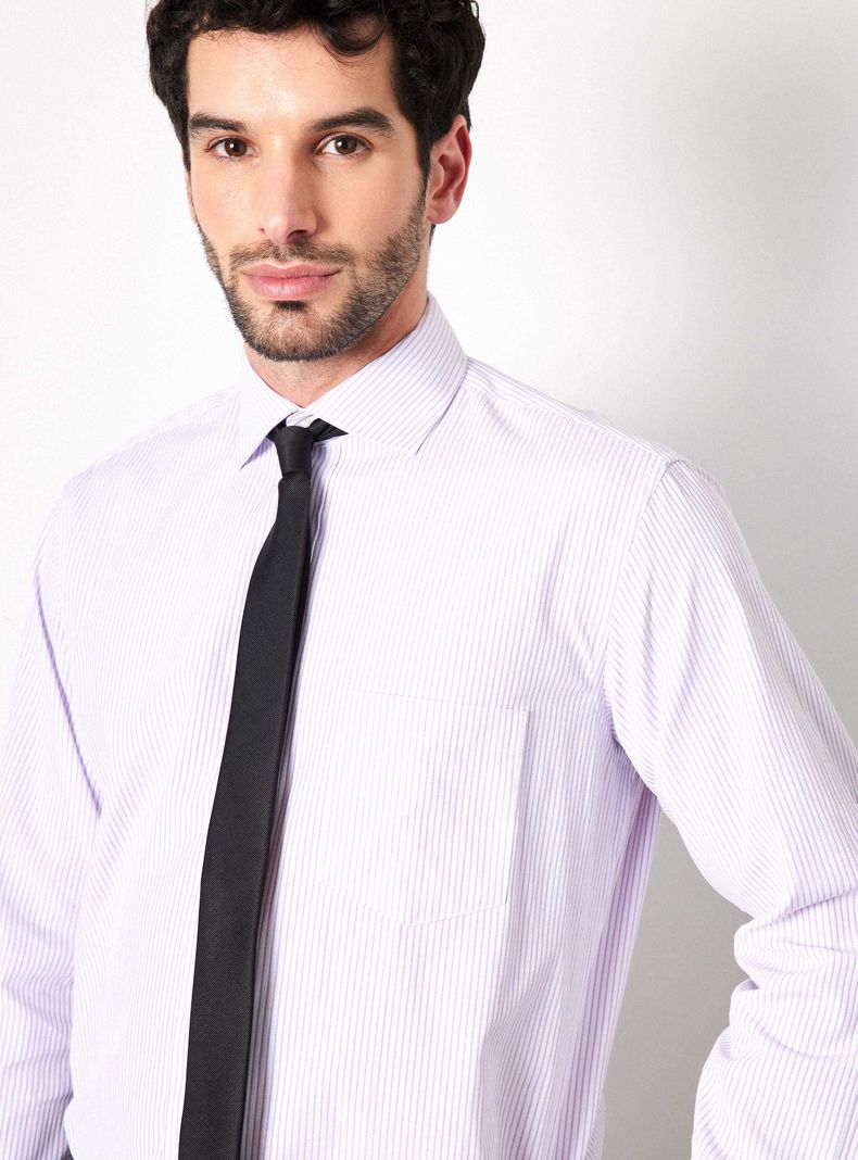 Camisa de Vestir Texturadas y Fantasía-2
