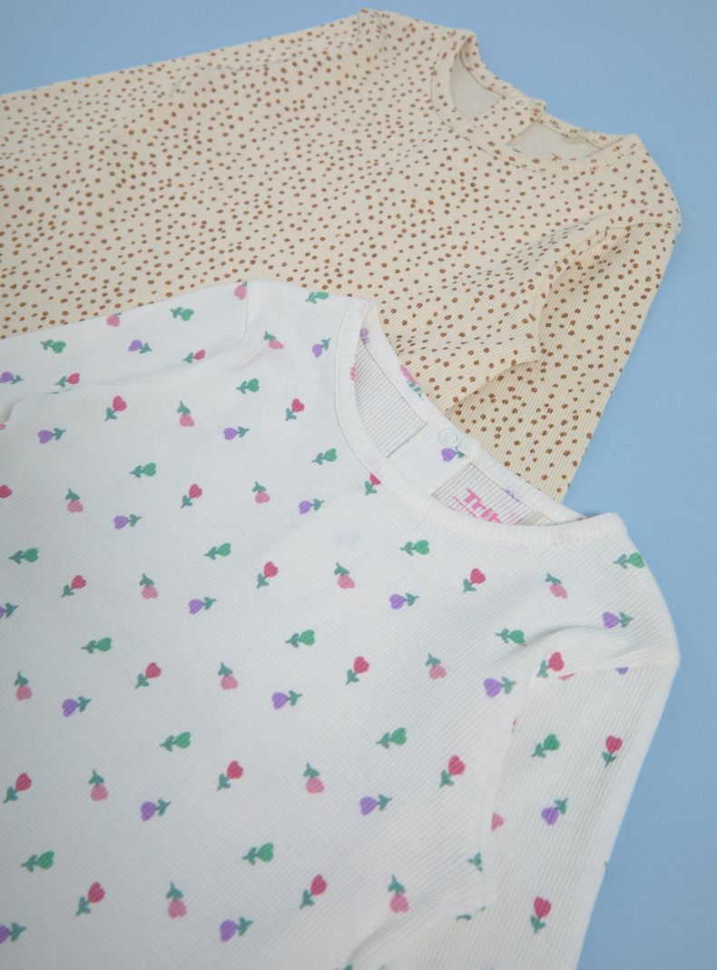 Polera Bipack de Rib Estampado-2