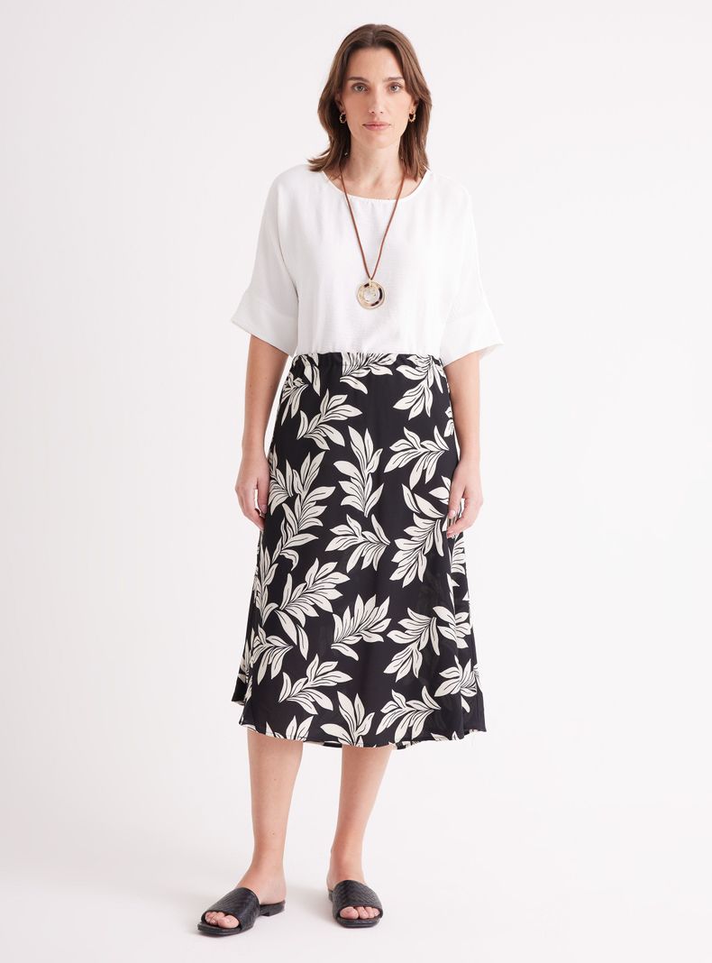 Blusa Túnica Kimono con Collar-4