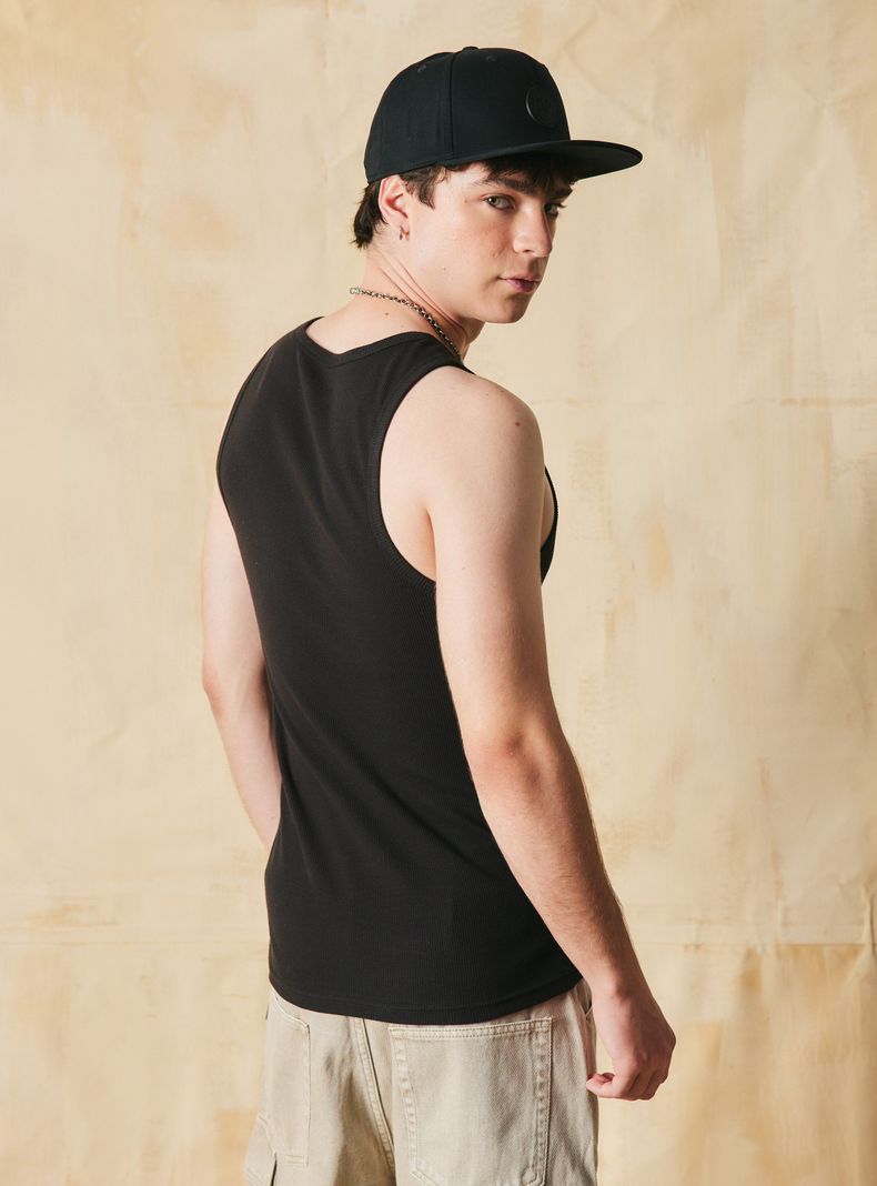 Polera Tank Manga Corta-1