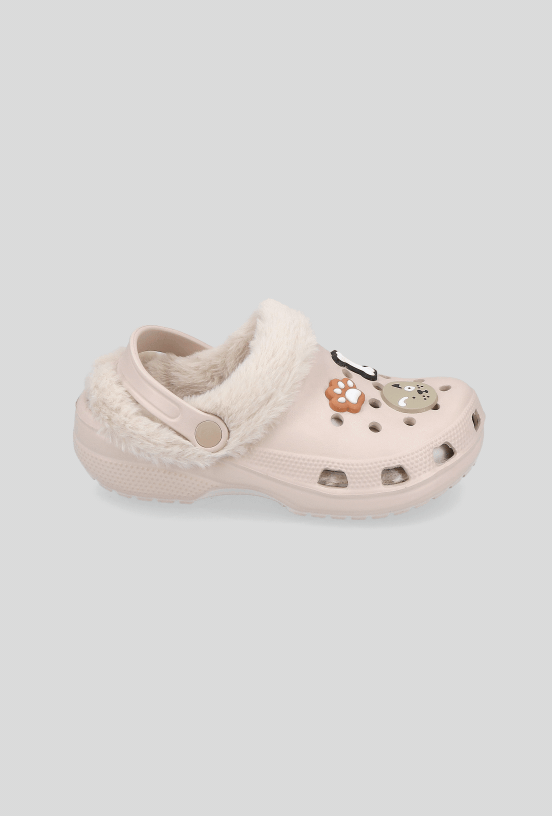 Zueco Infantil con Pelo Interior Unisex-4