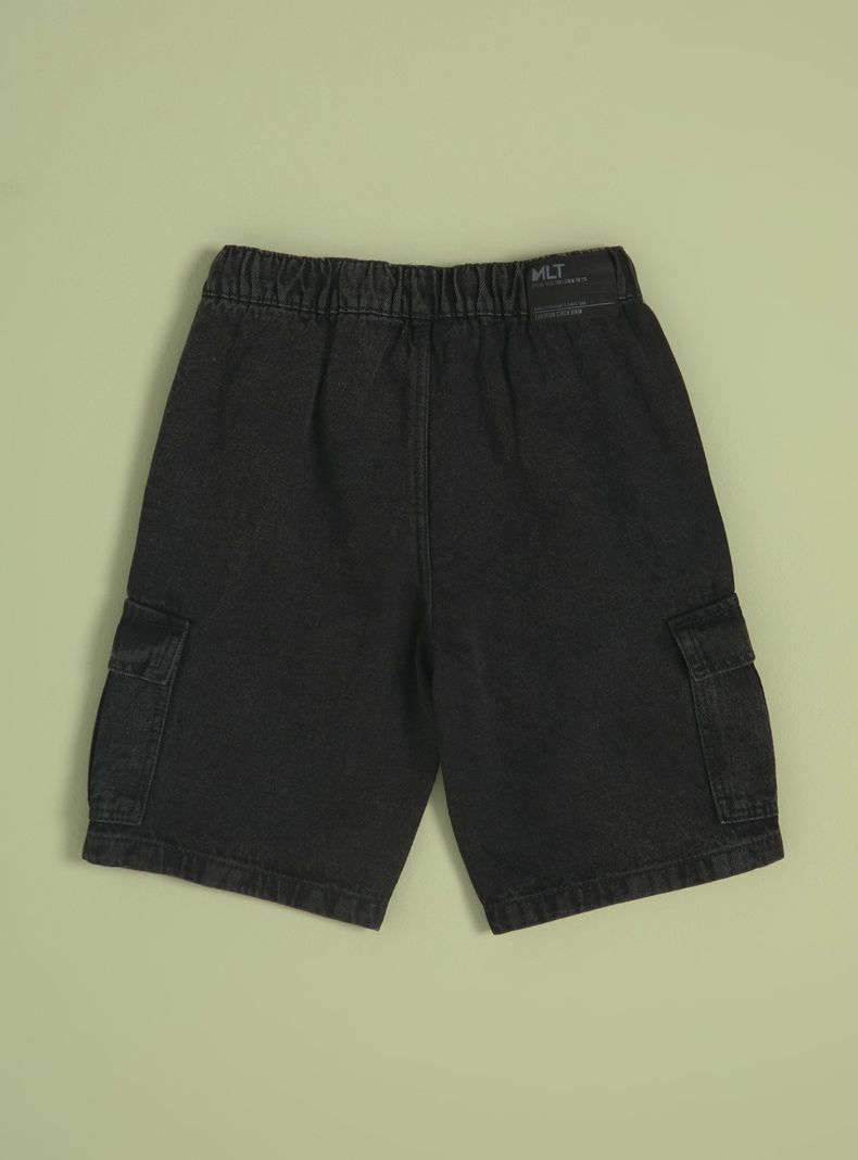 Short Bolsillos Cargo Acid Wash-3
