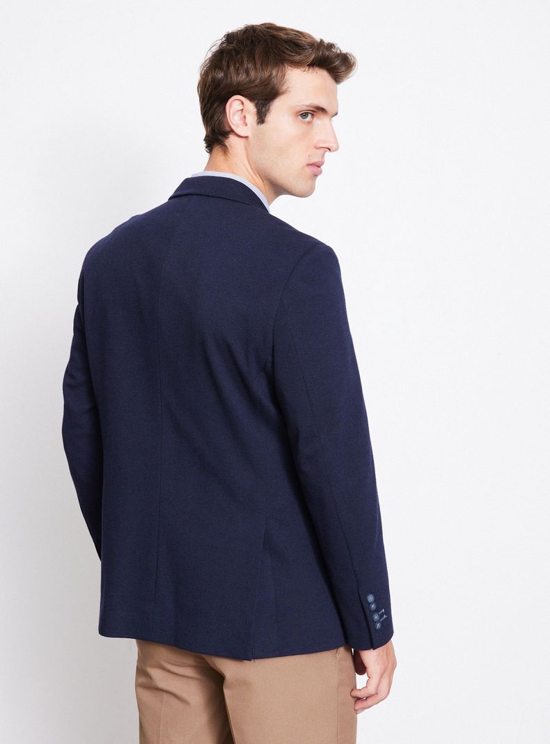 Vestón Slim Fit Knit Texturado-1
