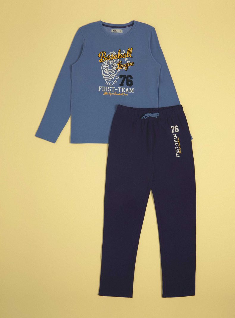 Pijama Franela Estampado-0