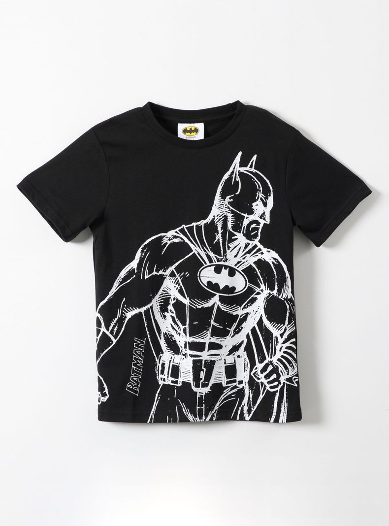 Polera Manga Corta Niño Lineal Batman-0