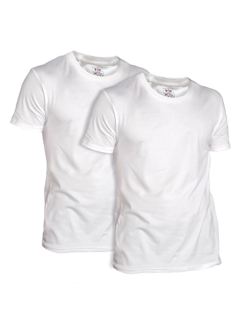 Pack 2 Camisetas Cuello Redondo Manga Corta-0