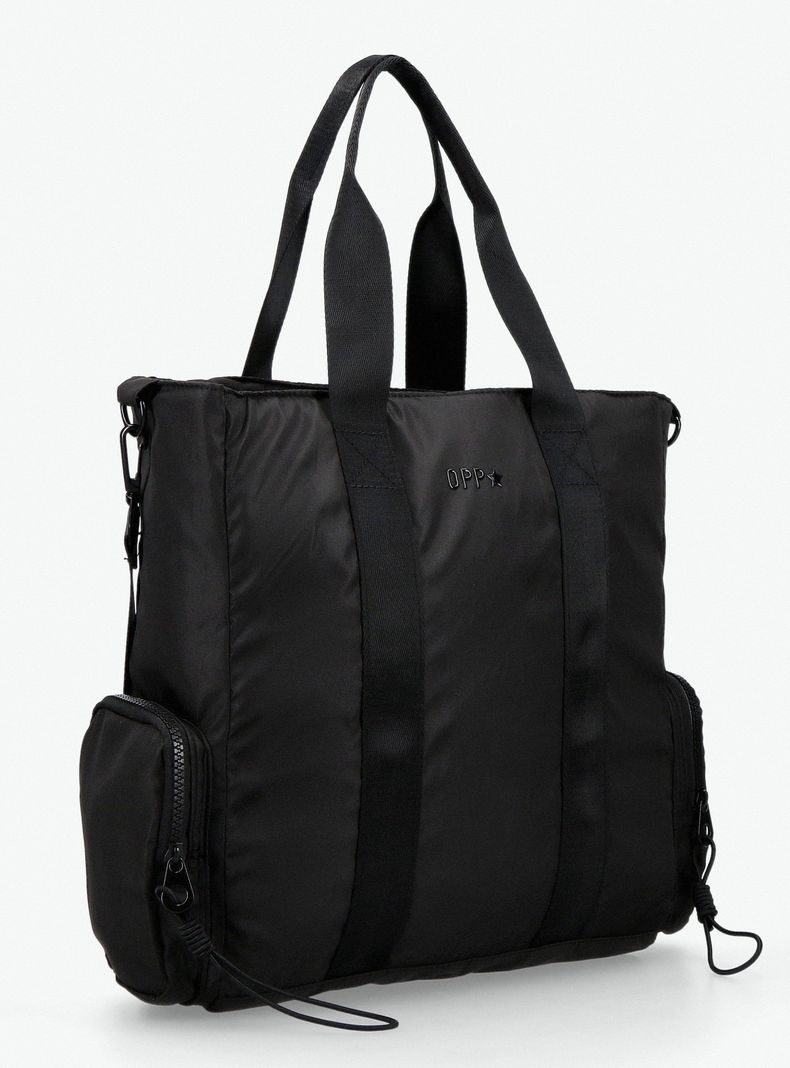 Cartera Tipo Tote de Nylon-3