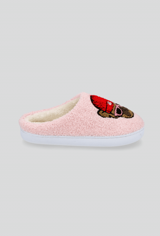 Pantufla Chenille Bordado-3