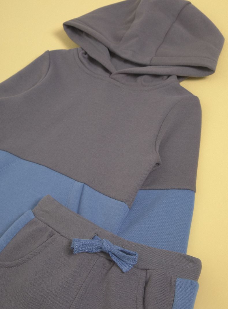 Buzo Color Block con Capucha-2
