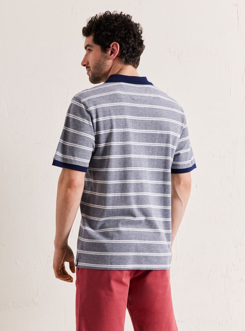 Polera Piqué Bloques Doble Hilo-1