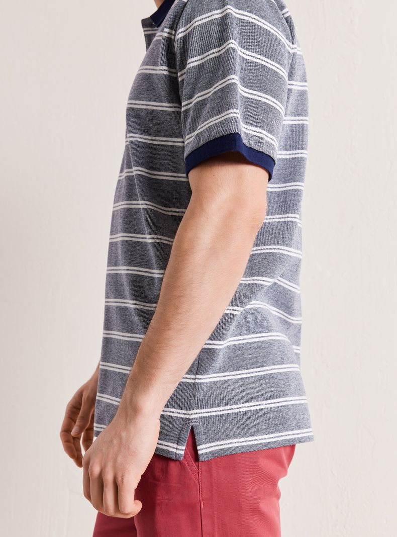 Polera Piqué Bloques Doble Hilo-3