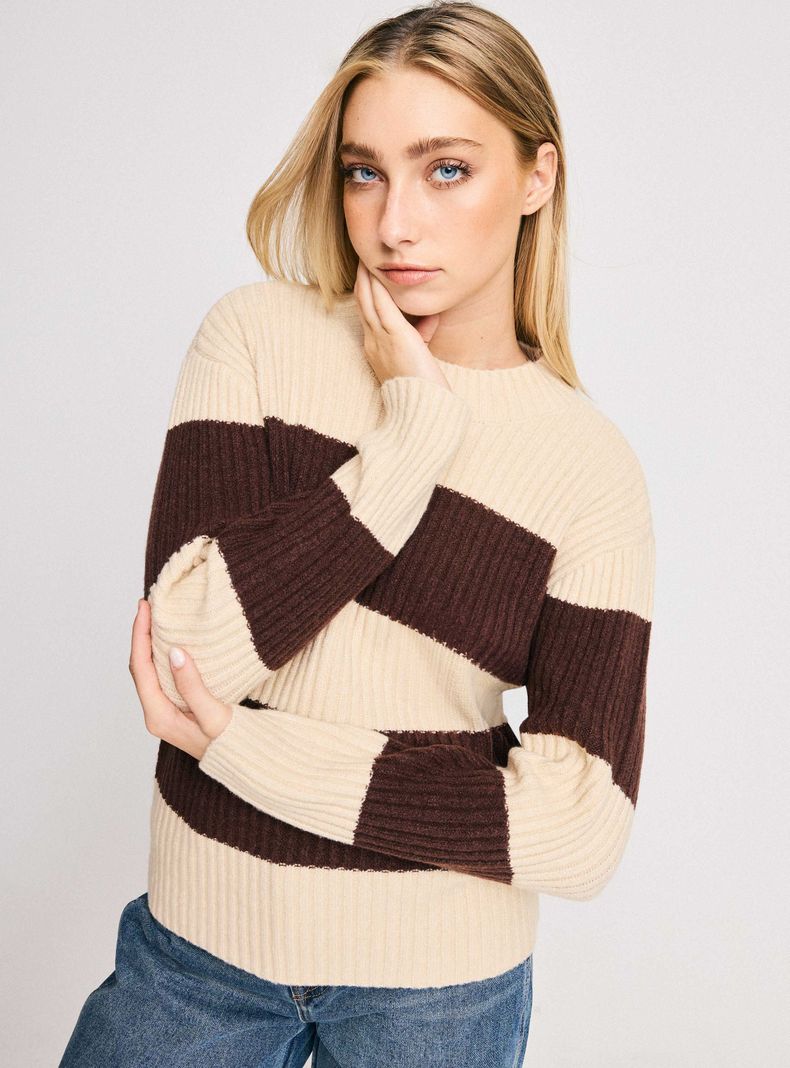 Sweater Rib Rayas-2