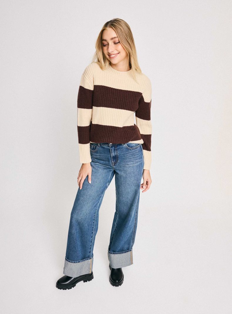 Sweater Rib Rayas-4