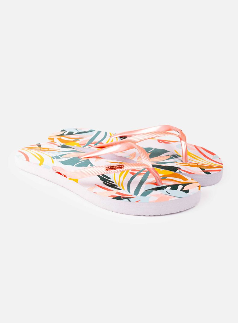 Sandalia Estampada Hojas Baja 5S1132WV Mujer-2