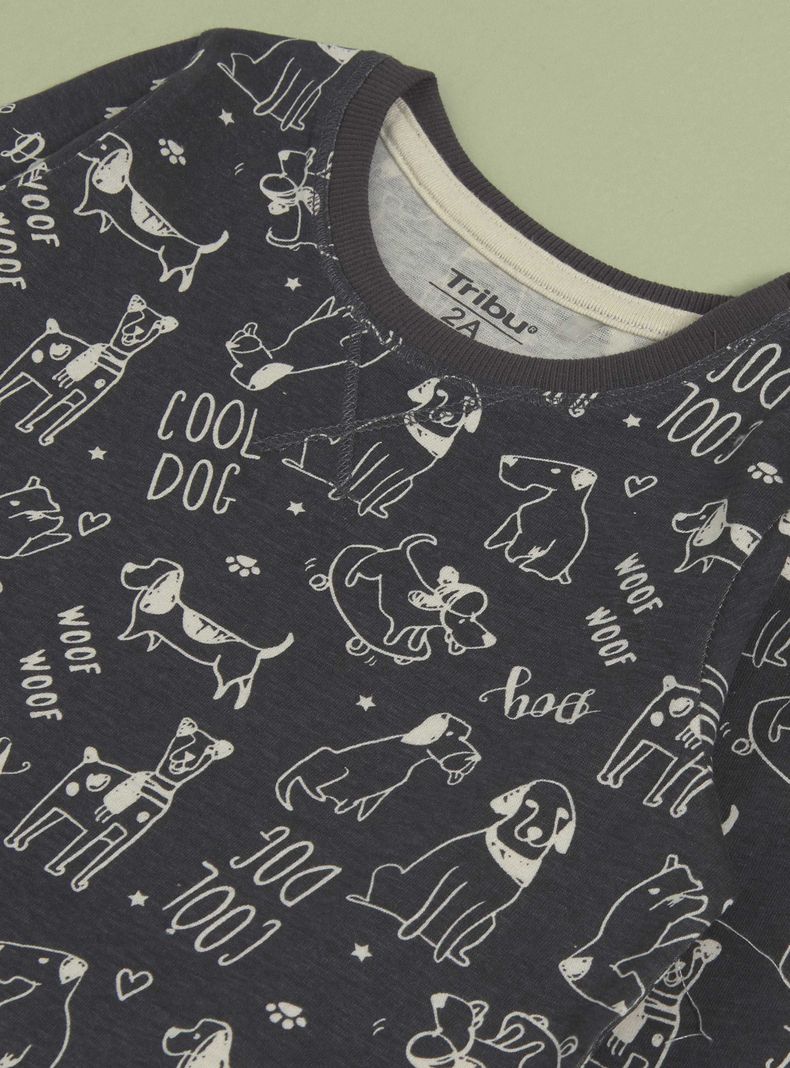Polera Niño Estampado Completo-2