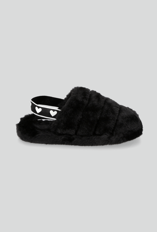 Pantufla Peluda sin Talón con Elástico-3