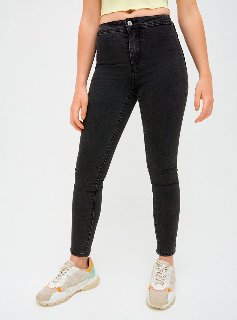 Jeans Leggins Tiro Medio-0